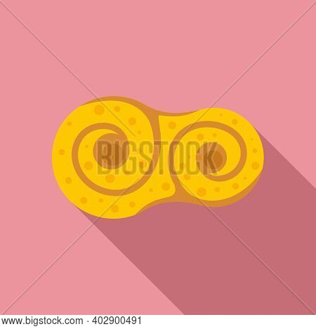 Sweden Bakery Icon. Flat Illustration Of Sweden Bakery Vector Icon For Web Design