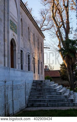 Istanbul / Turkey January 5, 2021 Üsküdar Vâlide-İ Cedid Mosque