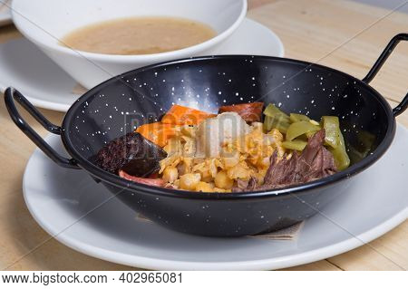 Cocido Madrileno, Chickpea And Pork Stew, Spanish Cuisine