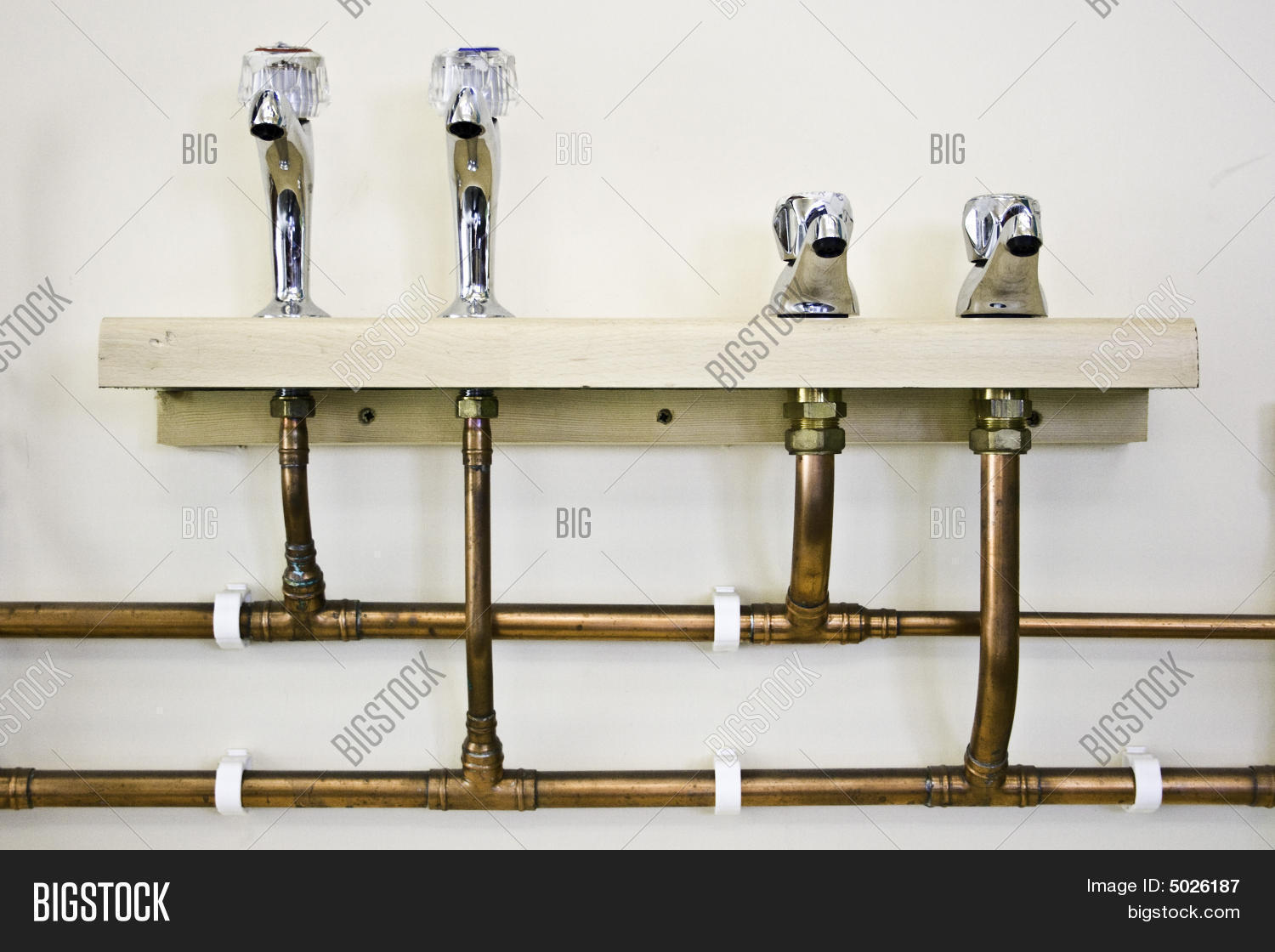 Hot Cold Water Taps Image & Photo (Free Trial) Bigstock