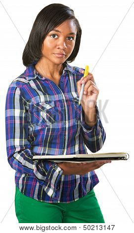 Teenage Student Listening