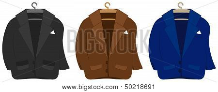 set colorful suit jacket