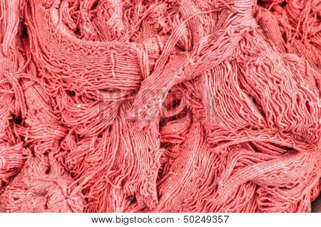 Full Frame Of Raw Minced Meat