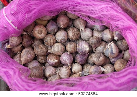 Single Clove Garlic In Net Bag