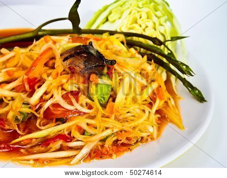 Thai papaya salad