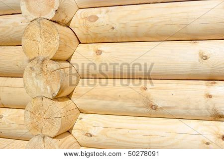 Wooden Wall From Timber