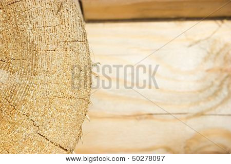 Wooden Wall From Timber