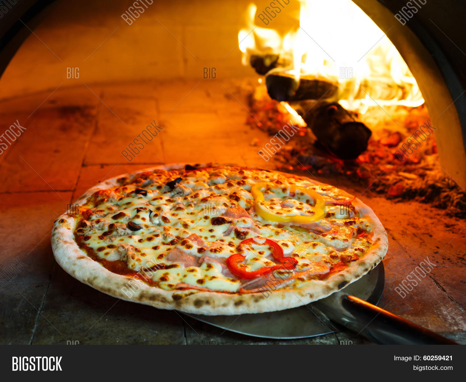 Firewood Oven Pizza Image u0026 Photo (Free Trial) | Bigstock
