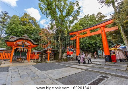 Fushimi Inari-taisha shrine in Kyoto