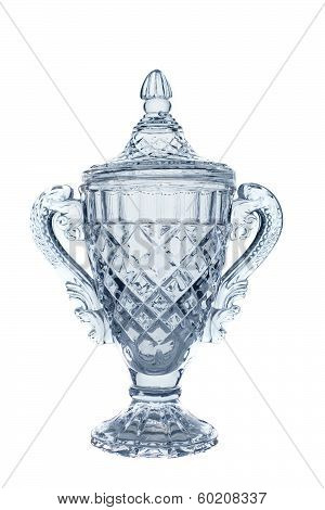 champion winner trophy isolated white background
