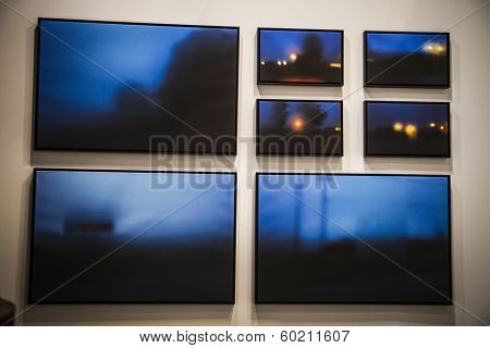 MADRID, SPAIN - 19 FEBRUARY 2014. ARCOmadrid contemporary art fair  begins its 33rd edition. Madrid, Spain