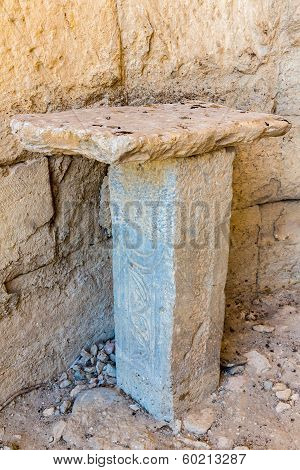 Monastery (friary) In Messara Valley At Crete Island In Greece. Messara - Is  Largest Plain In Crete