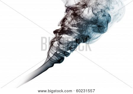 Dark Smoke Isolated