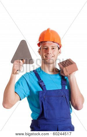 Builder With His Tools
