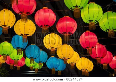 Colorful Chinese Lanterns