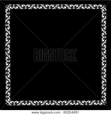 Openwork  frame