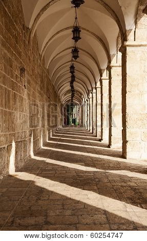 Corridor On Temple Mount