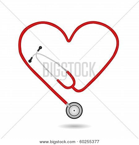 Stethoscope, Vector Illustration