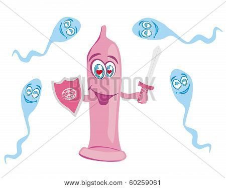 Funny Condom Guarder
