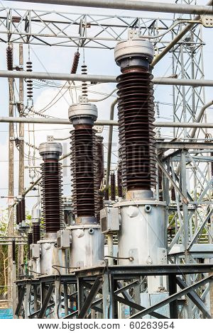Power station for making electric energy