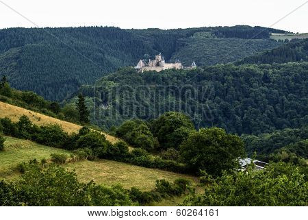 Bourscheid Castle In Luxembourg