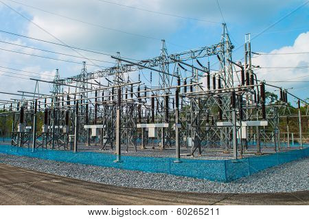 Power station for making electric energy