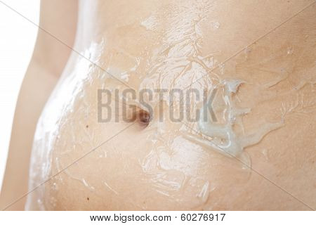 Apply Cream On Skin