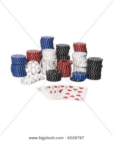 Chip e un royal flush strada