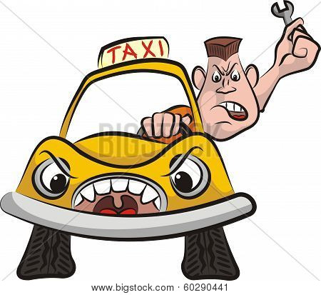 taxi driver - road rage