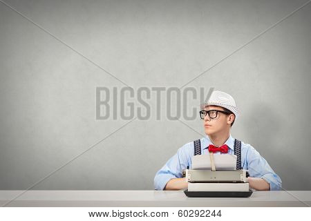 young journalist