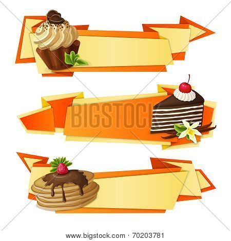 Sweets paper banners