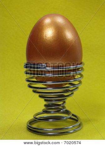 Zlatá vejce v drátu vejce cup