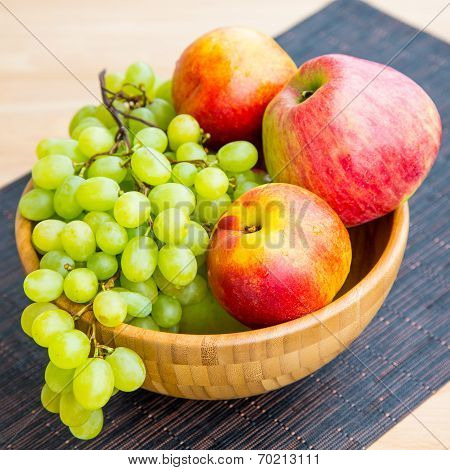 Fruit Bowl With  Fruits