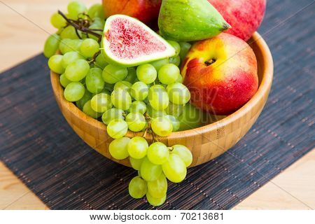 Fruit Bowl With  Fruits