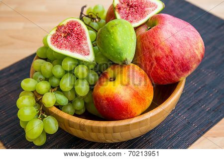 Fruit Bowl With  Fruits