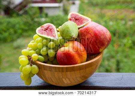 Fruit Bowl With  Fruits