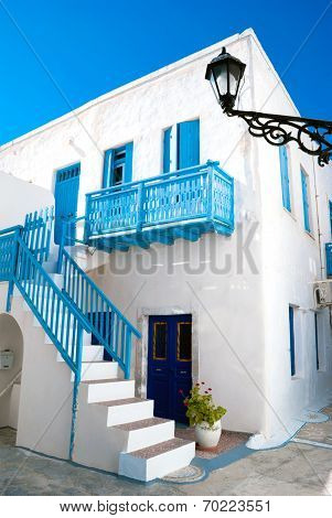 Traditional Greek House On Sifnos Island, Greece