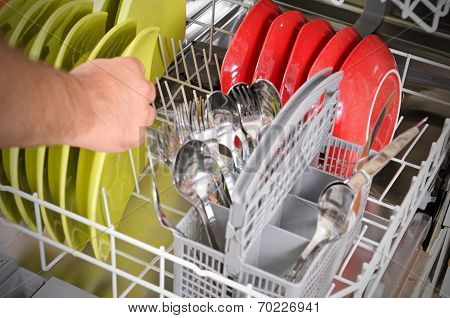 Loading Dishwasher