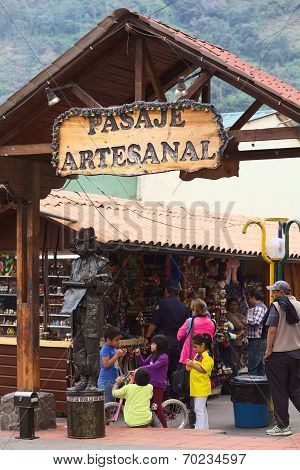Pasaje Artesanal in Banos, Ecuador