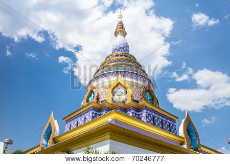 Glass Pagoda Wat Thaton In Mae Ai District Chiangmai Thailand