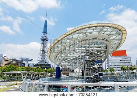 Nagoya, Japan city skyline with Nagoya Tower. 