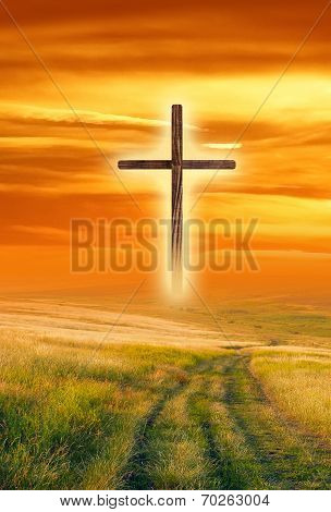 Cross at Sunset