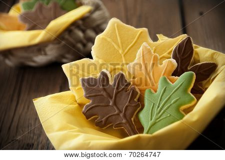 Autumnal Looking Biscuits