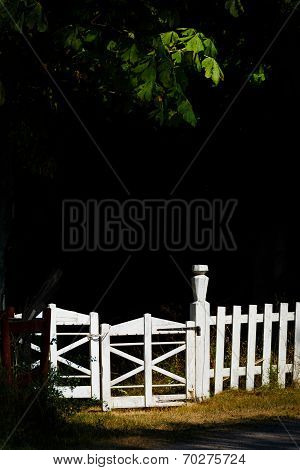 Gate into garden