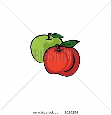 Green And Red Apples