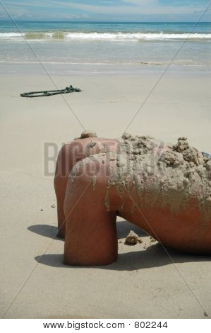 Füße in den sand