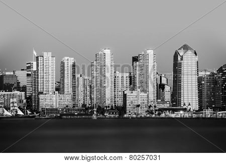 San Diego In Black And White