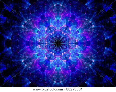 Splitted Multicolored Kaleidoscope Fractal