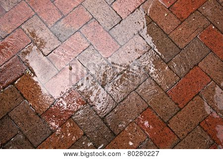 Old Pedestrian Brick Paveway