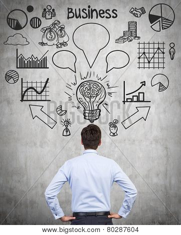 Businessman Thinking